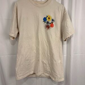 Obey Cream Cotton T-Shirt